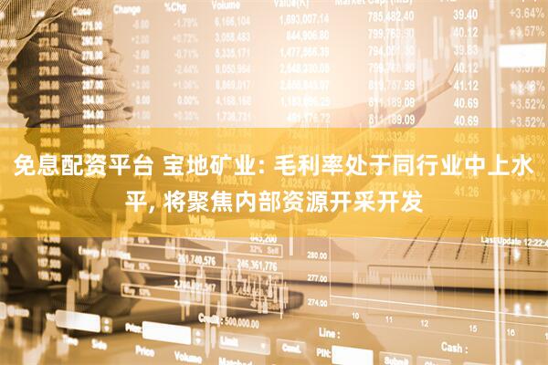 免息配资平台 宝地矿业: 毛利率处于同行业中上水平, 将聚焦内部资源开采开发