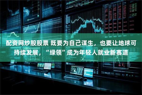 配资网炒股股票 既要为自己谋生，也要让地球可持续发展，“绿领”成为年轻人就业新赛道